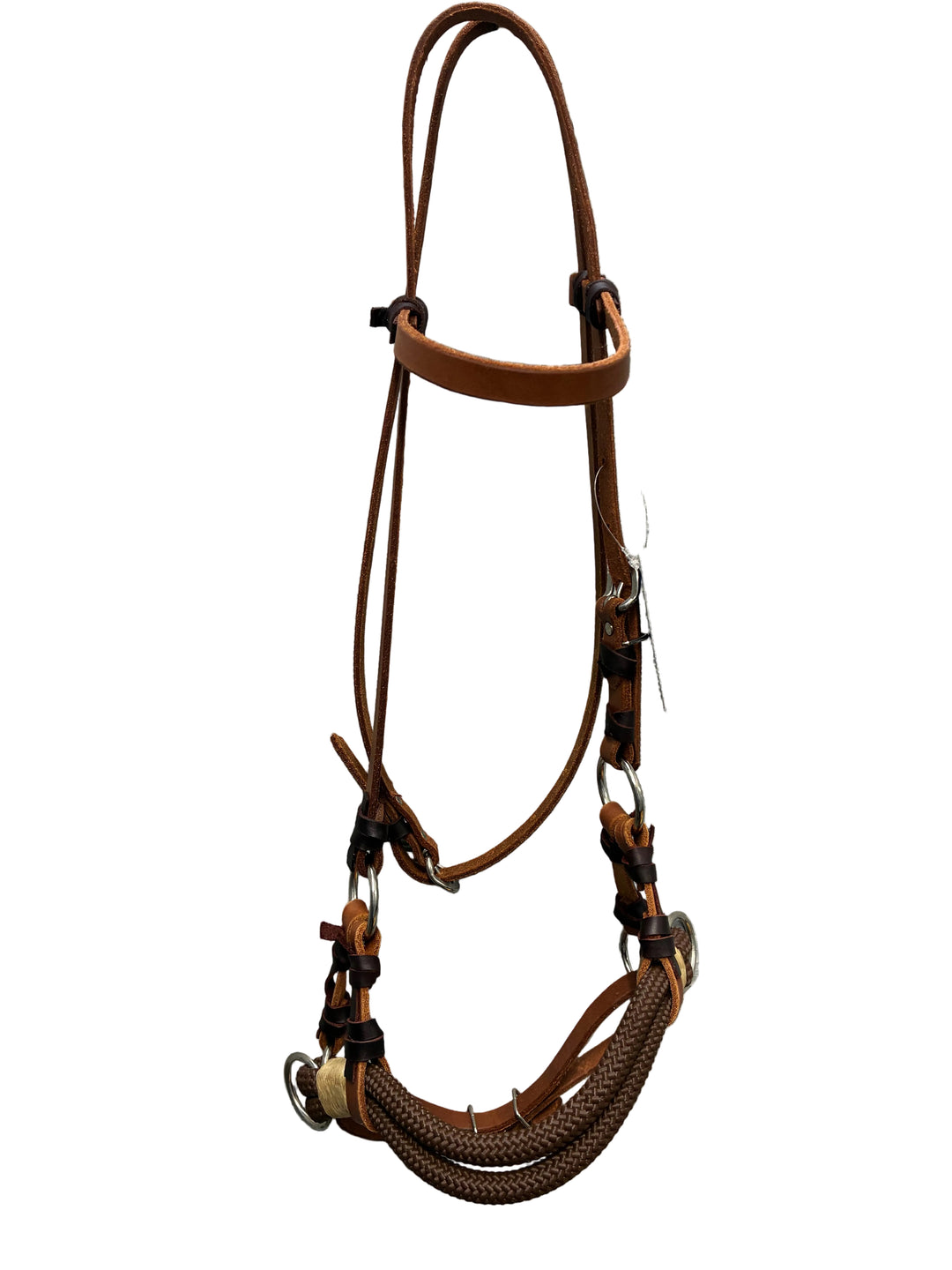 HR Saddles & Tack Nylon Band Side Pull - Bitless Headstall