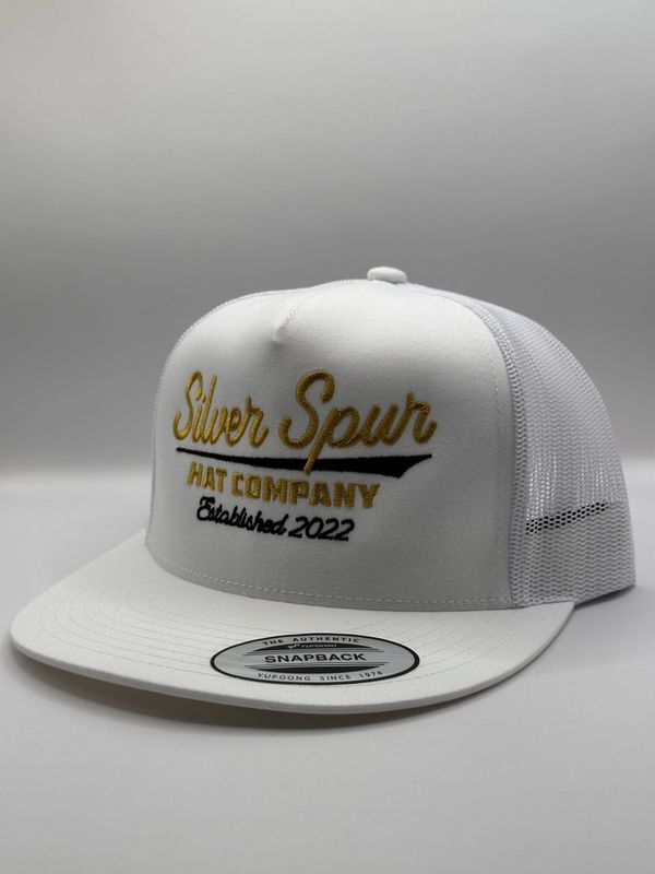 Silver Spur Hat Co. Original White Snapback