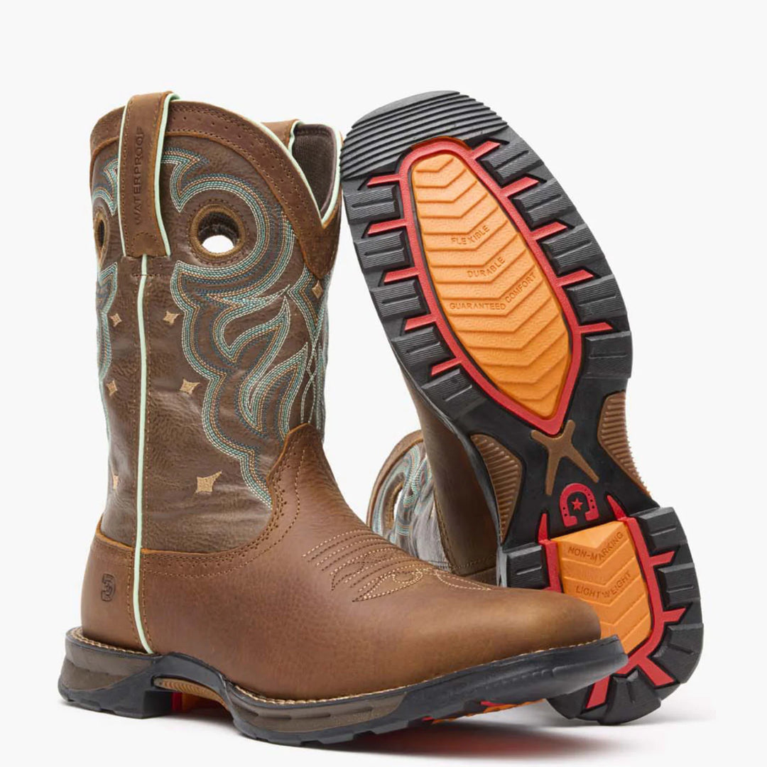 Women's Durango Maverick Steel Toe Waterproof Western Work Boots - DRD0416