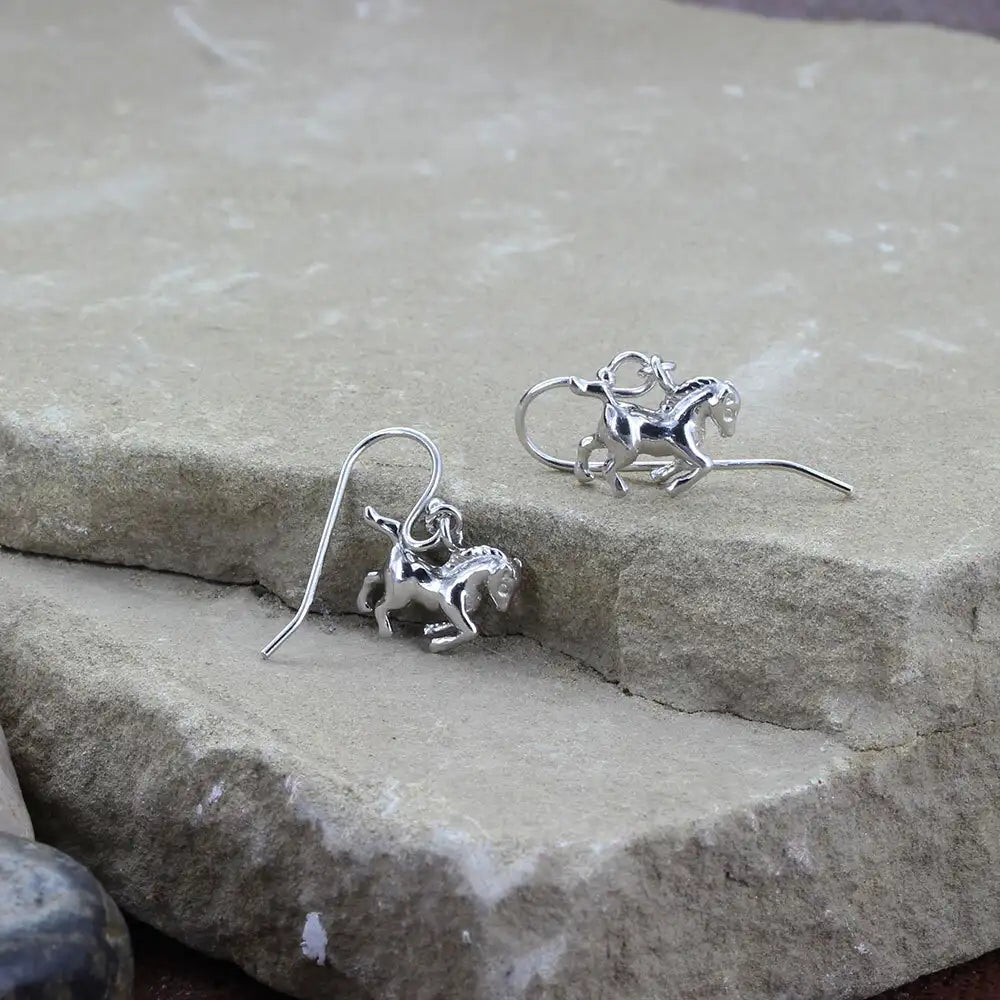 Montana Silversmiths Prancing Horse Earrings - ER3381