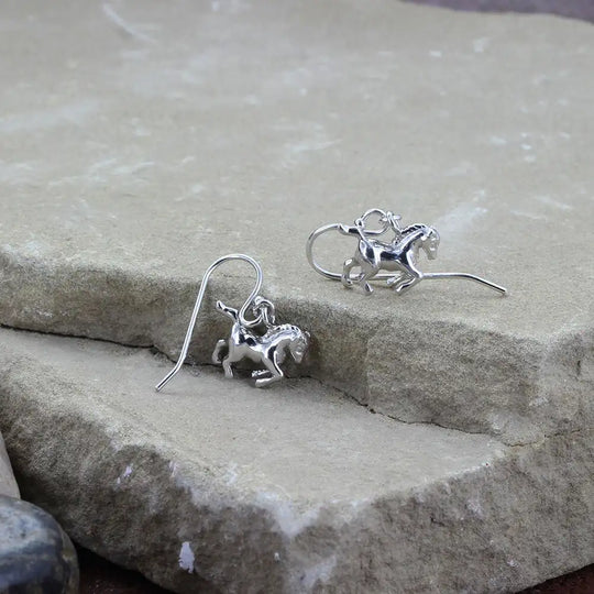 Montana Silversmiths Prancing Horse Earrings - ER3381