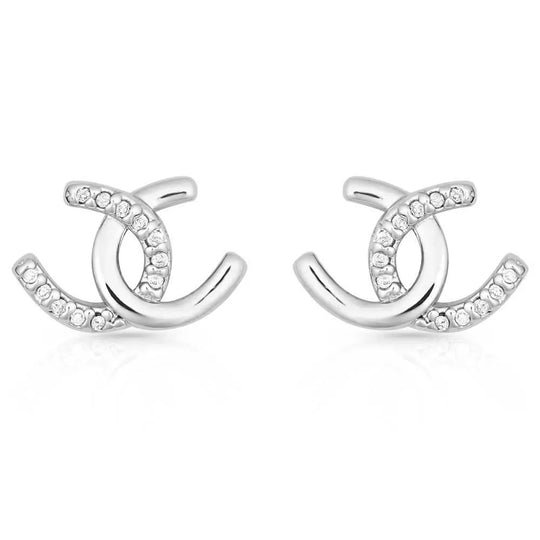 Montana Silversmiths Horseshoe Happiness Post Earrings - ER4505