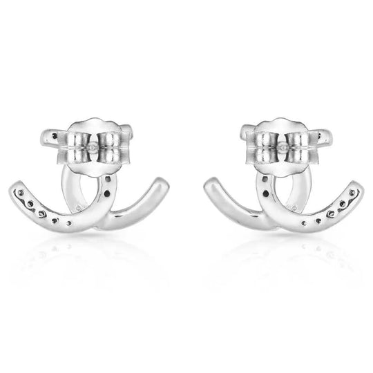 Montana Silversmiths Horseshoe Happiness Post Earrings - ER4505