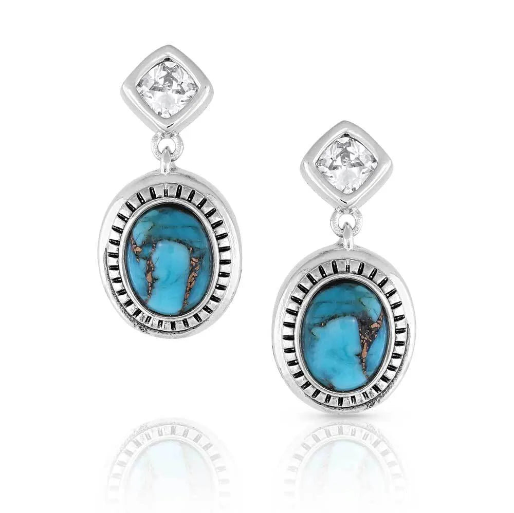 Montana Silversmiths Open Night Sky Turquoise Earrings - ER5172