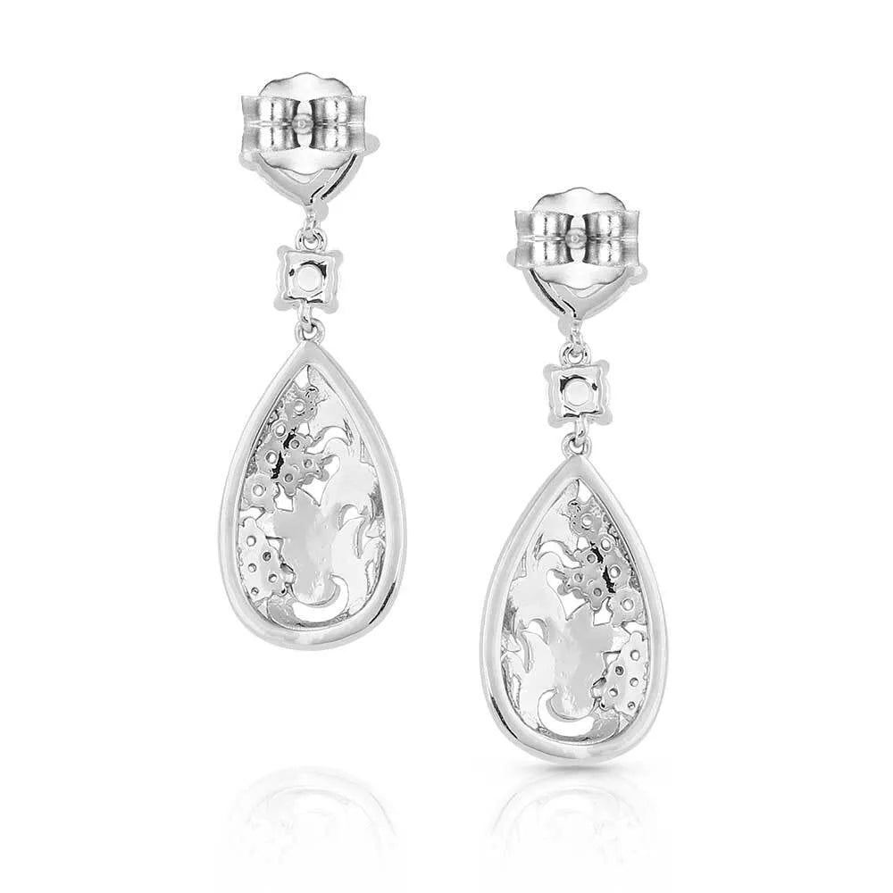 Montana Silversmiths Moonlight Garden Crystal Earrings - ER5306