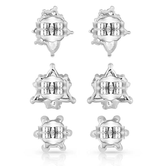 Montana Silversmiths Triple Play Crystal Post Earrings - ER5324