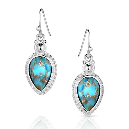 Montana Silversmiths Expression of the West Turquoise Earrings - ER5803