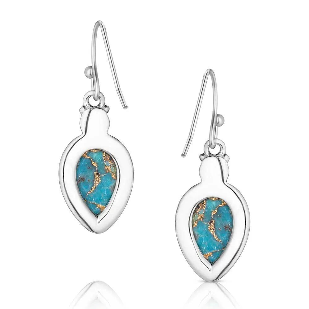 Montana Silversmiths Expression of the West Turquoise Earrings - ER5803