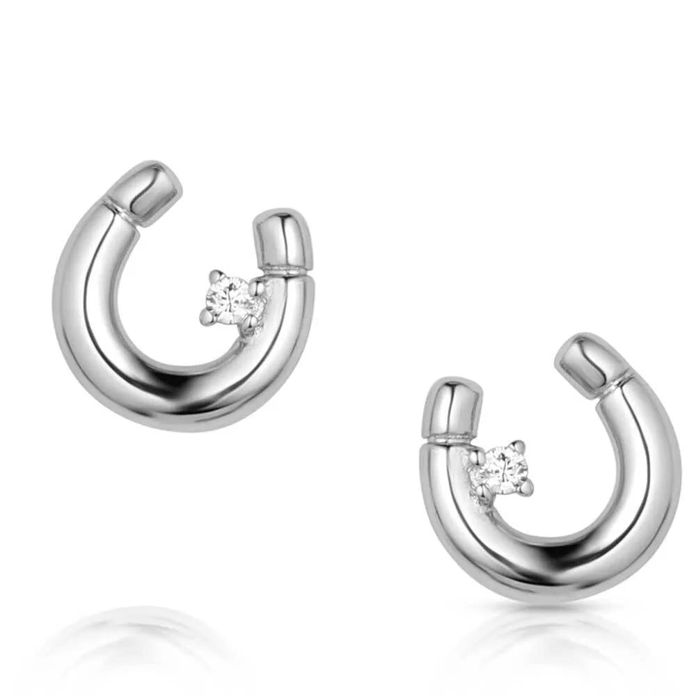 Montana Silversmiths Little Light Horseshoe Earrings - ER5867