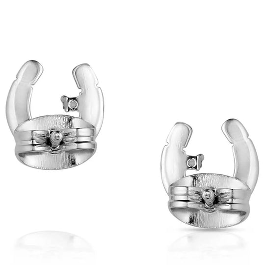 Montana Silversmiths Little Light Horseshoe Earrings - ER5867