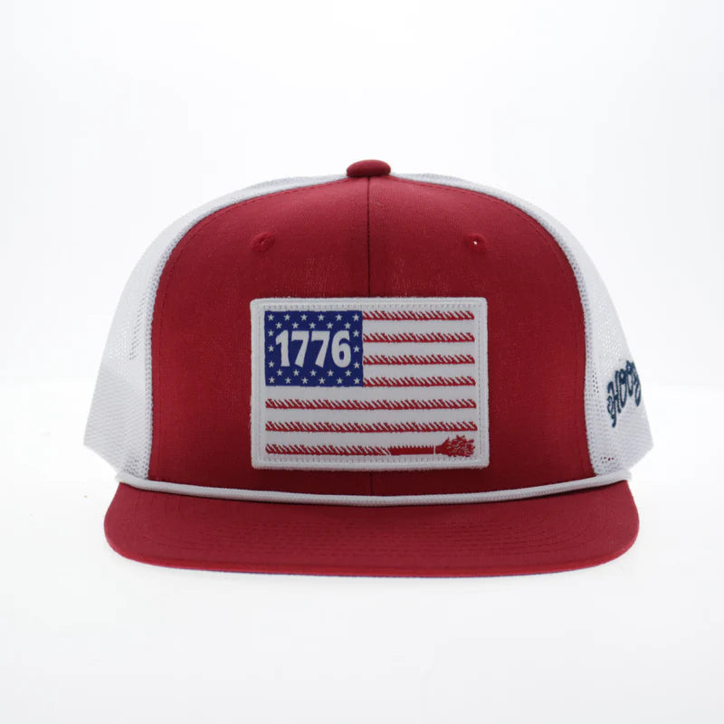 Hooey "Liberty Roper" 1776 Flag Patch - 2655T-RDWH