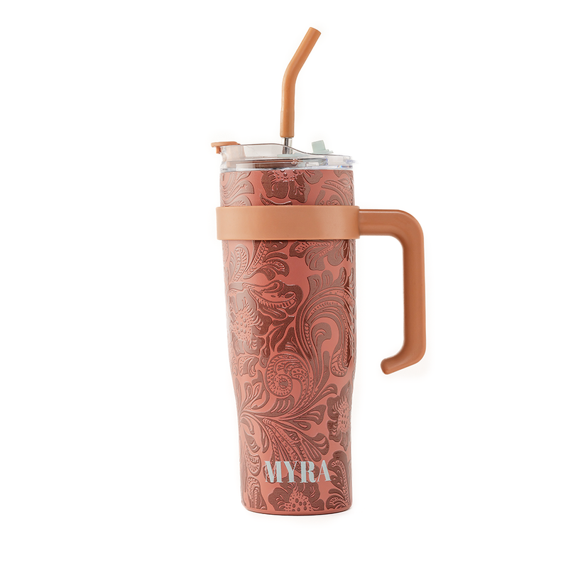 Myra Wide Wyoming Tumbler in Brown