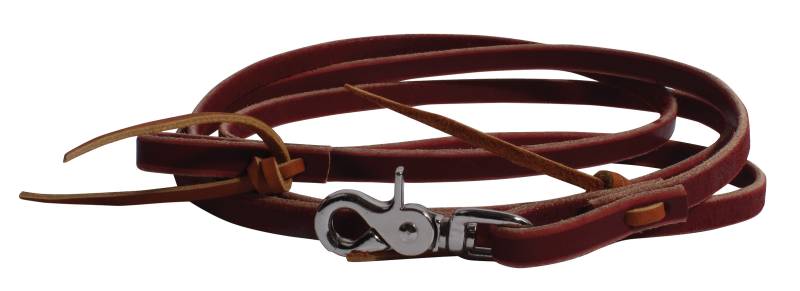 Professional's Choice Roping Rein Latigo with Waterloops
