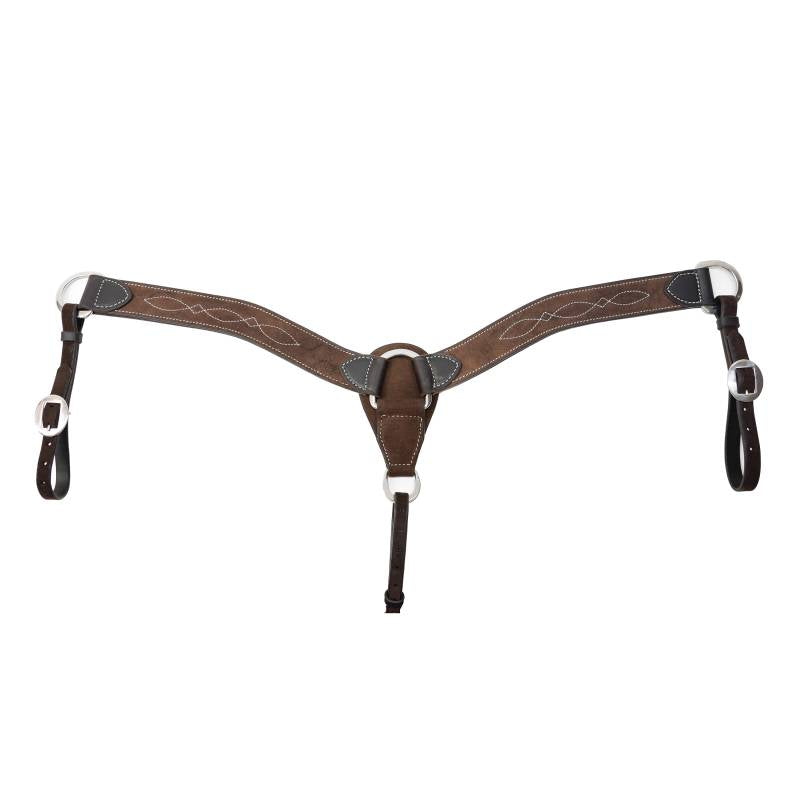 Professional's Choice Chocolate Roughout Gunslinger 2" Contoured Breast Collar