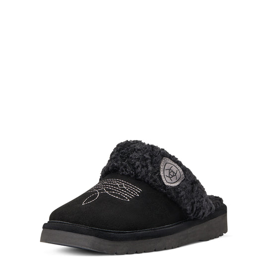 Ladies Ariat Jackie Black Square Toe Slipper - 10039057