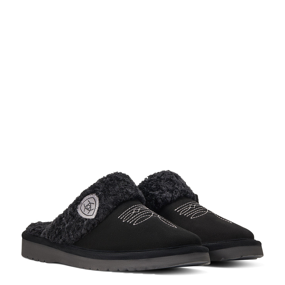 Ladies Ariat Jackie Black Square Toe Slipper - 10039057