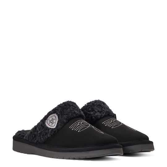 Ladies Ariat Jackie Black Square Toe Slipper - 10039057
