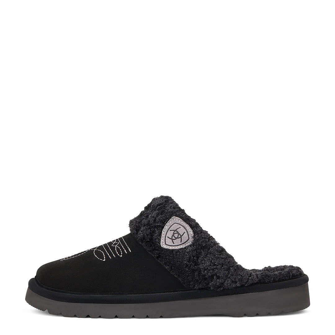 Ladies Ariat Jackie Black Square Toe Slipper - 10039057