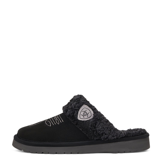Ladies Ariat Jackie Black Square Toe Slipper - 10039057