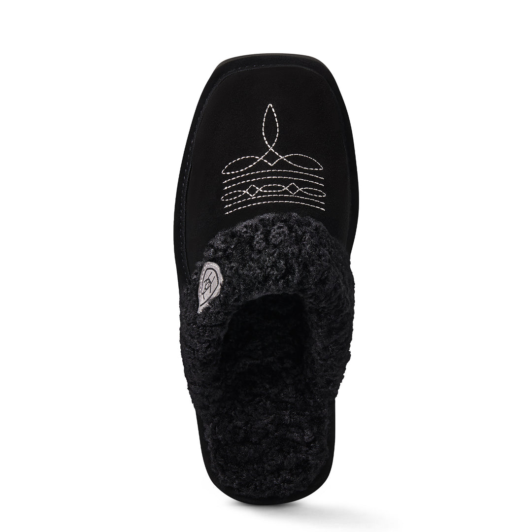 Ladies Ariat Jackie Black Square Toe Slipper - 10039057