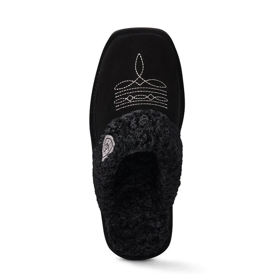 Ladies Ariat Jackie Black Square Toe Slipper - 10039057