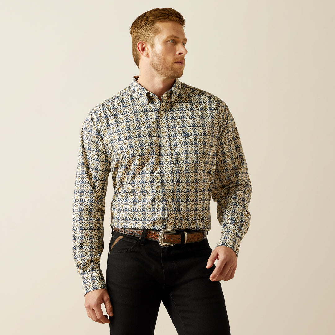 Men's Ariat Wrinkle Free Damon Classic Fit Shirt - 10062192