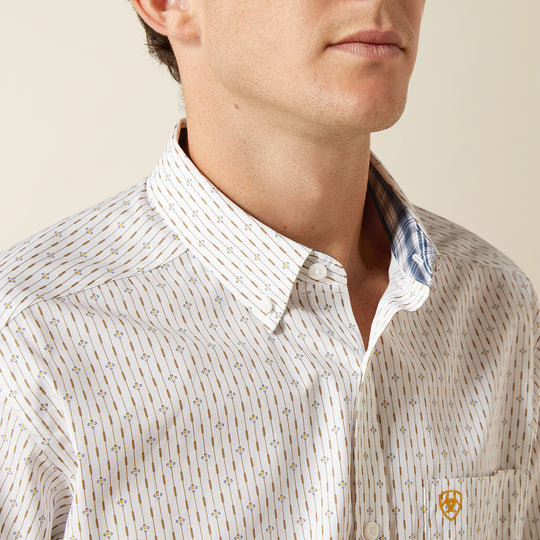 Men's Ariat Wrinkle Free Dewitt Fitted Shirt - 10062201