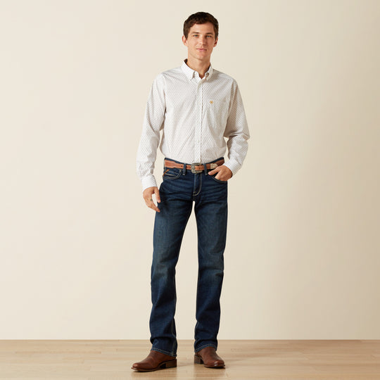 Men's Ariat Wrinkle Free Dewitt Fitted Shirt - 10062201