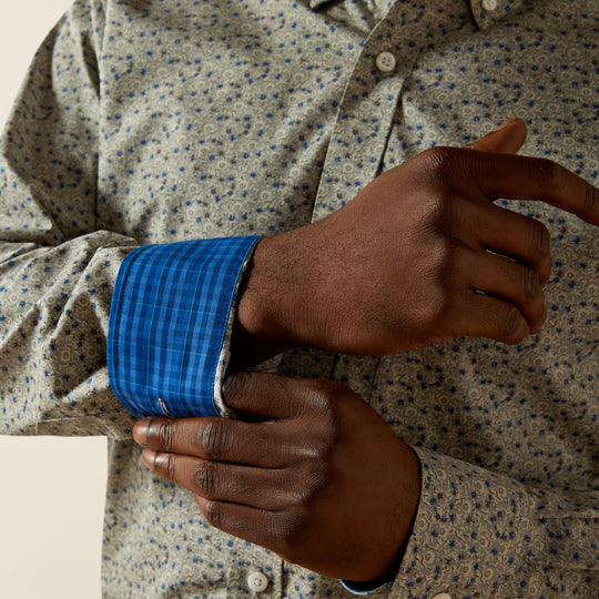 Men's Arit Wrinkle Free Cade Fitted Shirt - 10062233