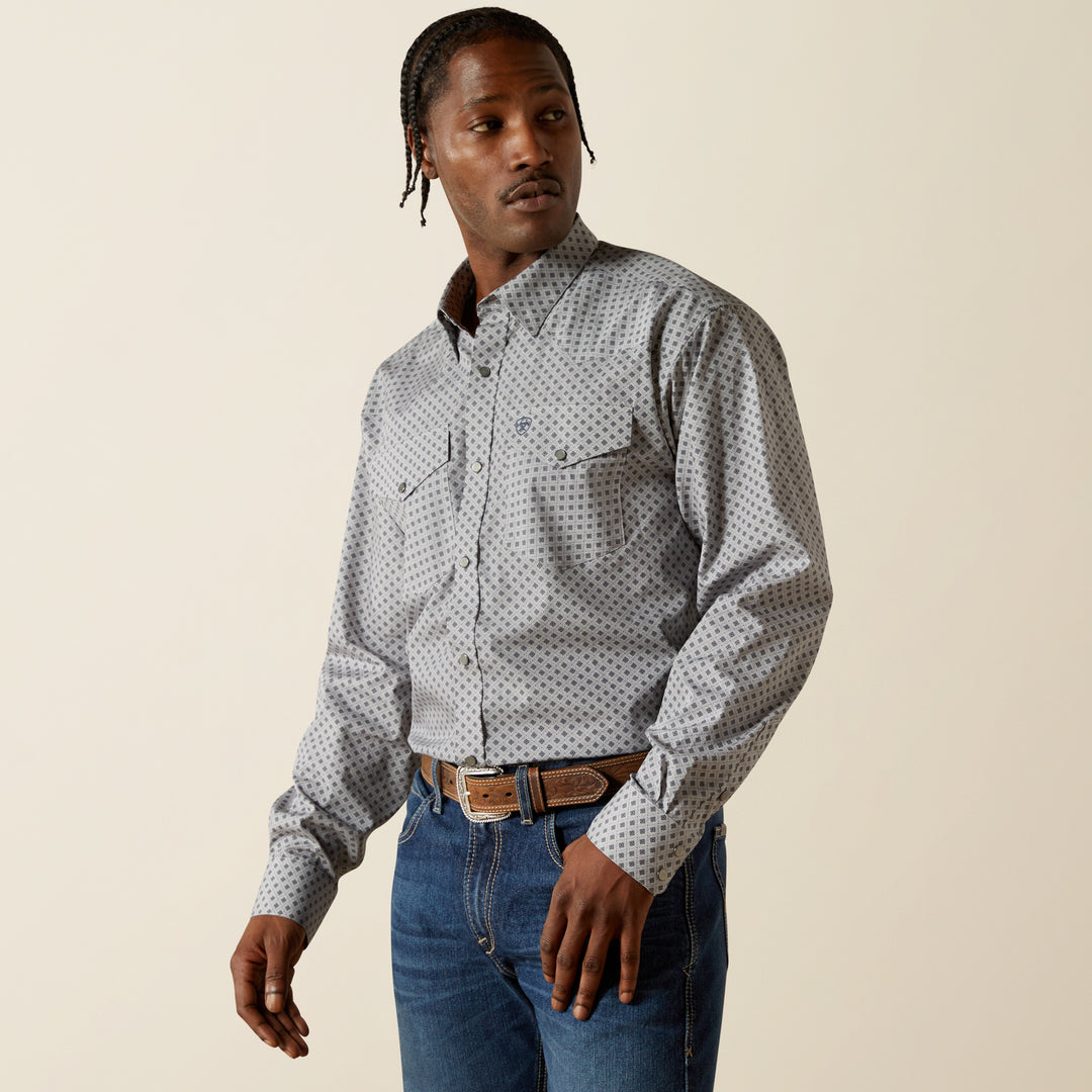 Men's Ariat Wrinkle Free Edward Classic Fit Shirt - 10062354