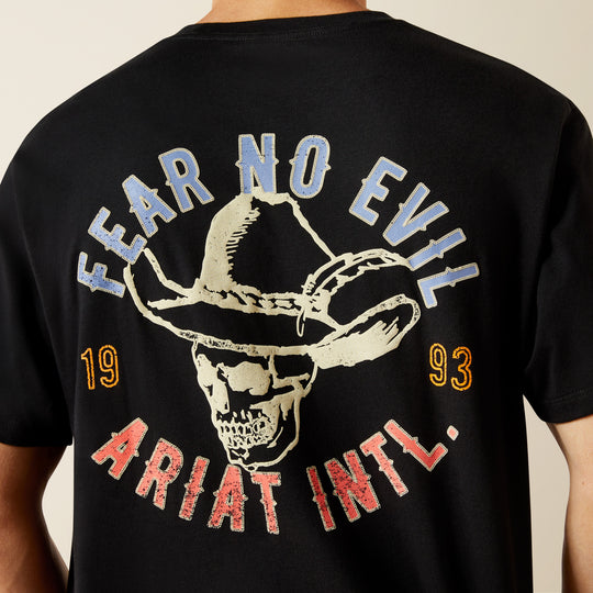 Men's Ariat Ariat Stitched Skull T-Shirt - 10062423 - FINAL SALE