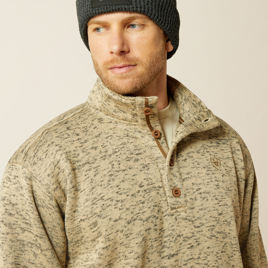 Men's Ariat Caldwell 1/4 Button Sweater - 10062481