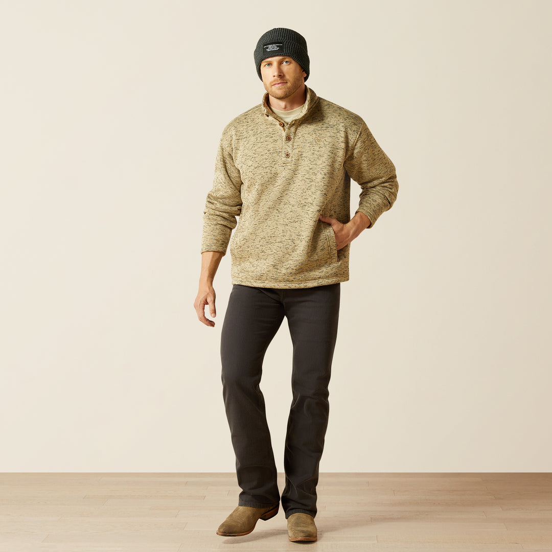 Men's Ariat Caldwell 1/4 Button Sweater - 10062481