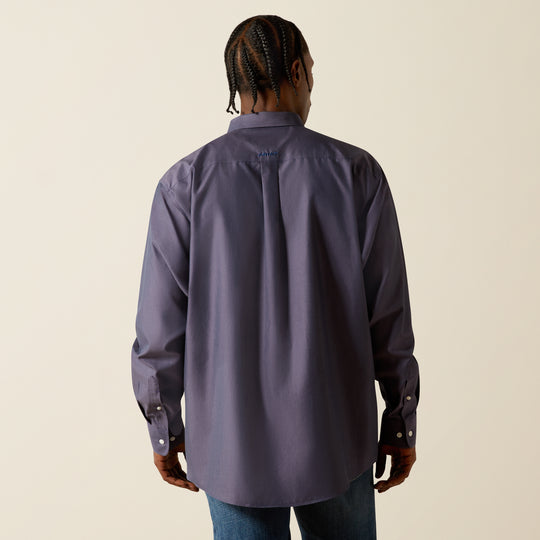 Men's Ariat Wrinkle Free Solid Pinpoint Oxford Classic Fit Shirt - 10062527