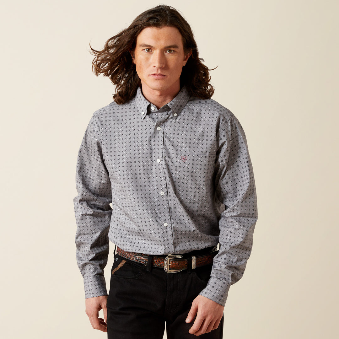 Men's Ariat Wrinkle Free Anderson Fitted Shirt - 10065776