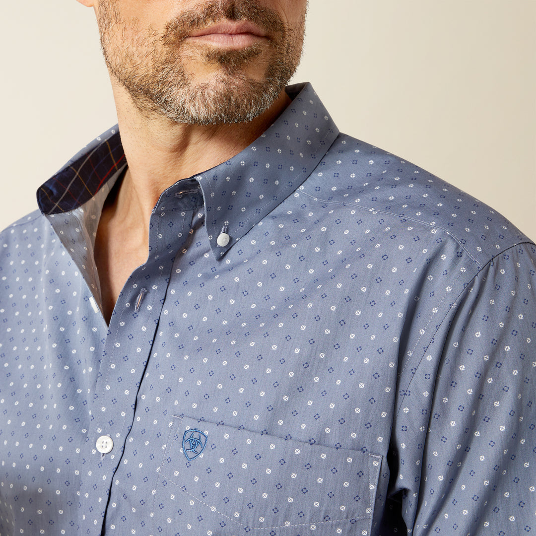Men's Ariat Wrinkle Free Blaine Fitted Shirt - 10065803