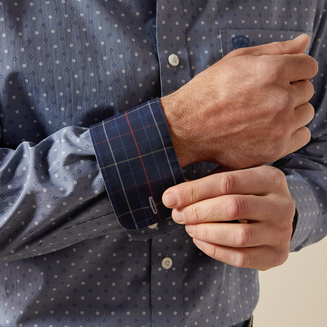 Men's Ariat Wrinkle Free Blaine Fitted Shirt - 10065803