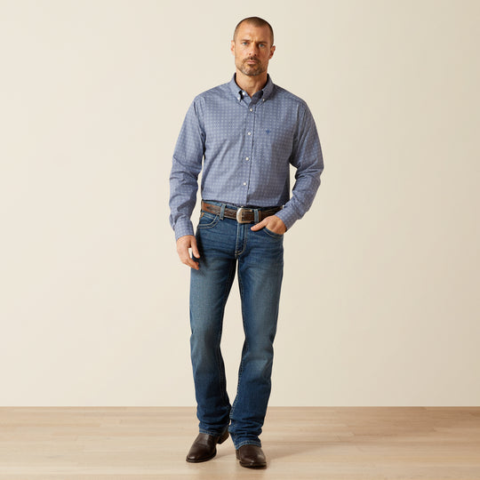 Men's Ariat Wrinkle Free Blaine Fitted Shirt - 10065803