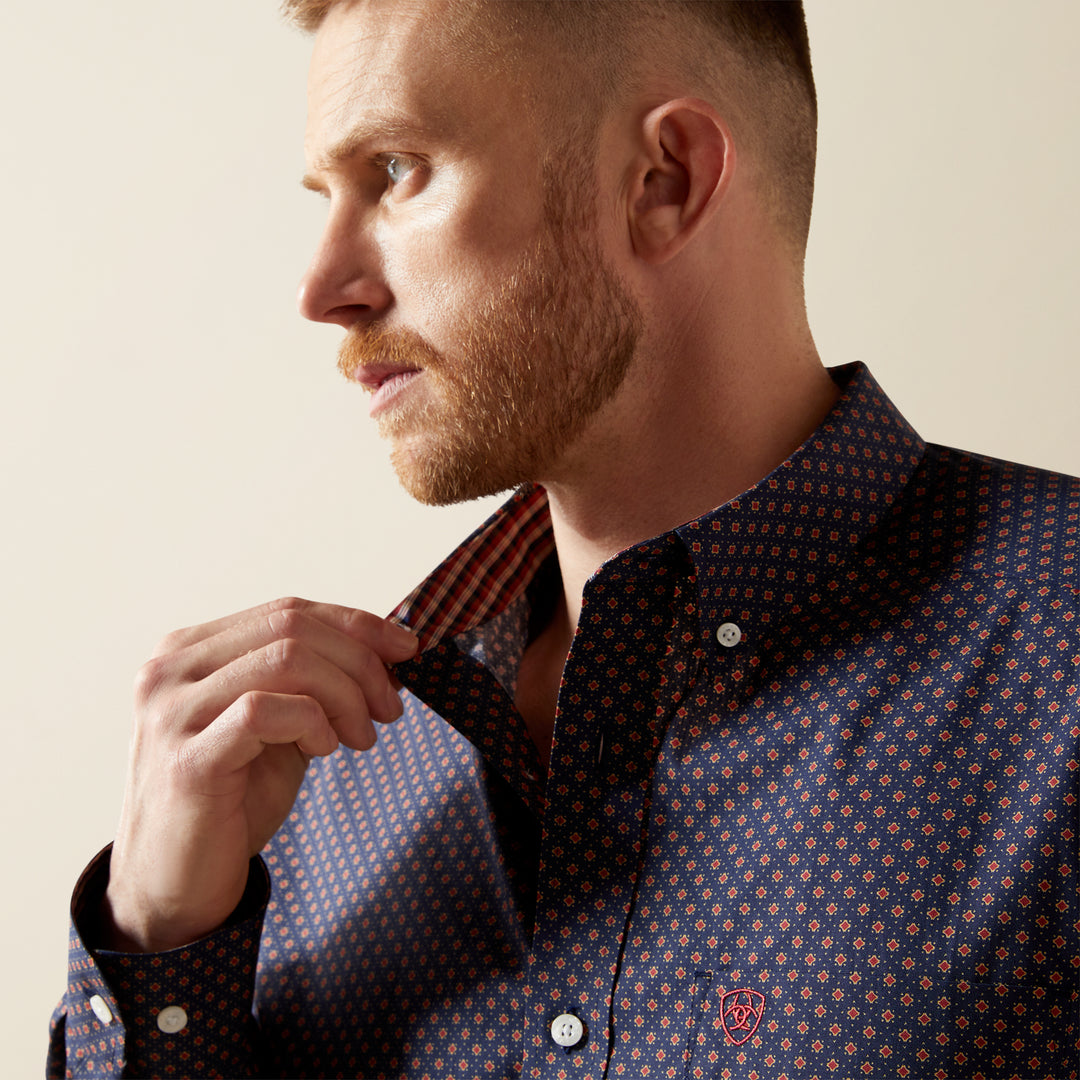 Men's Ariat Wrinkle Free Briggs Classic Fit Shirt - 10065808