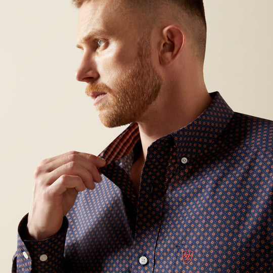 Men's Ariat Wrinkle Free Briggs Classic Fit Shirt - 10065808