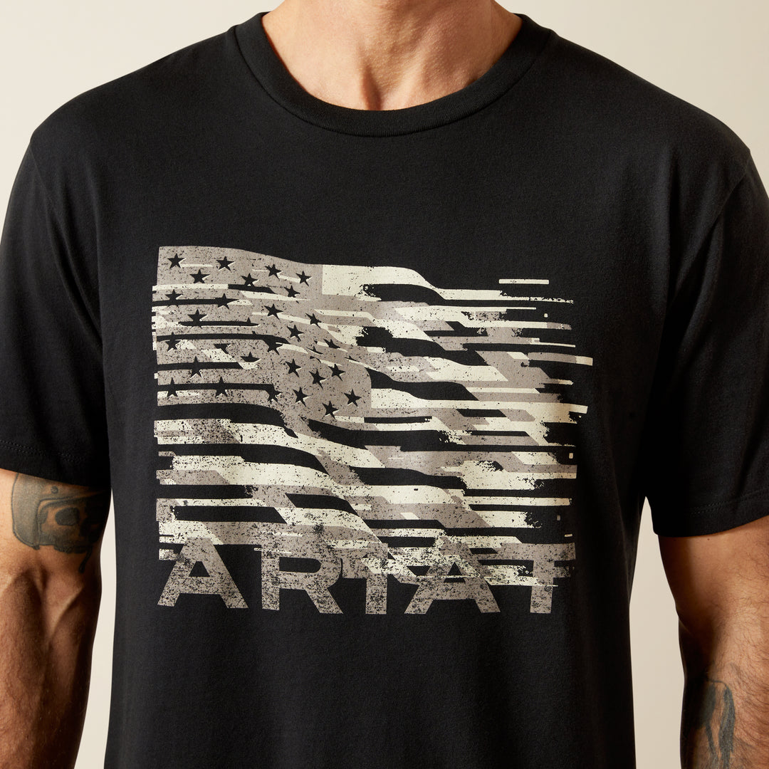 Men's Ariat Freedom Flag T-Shirt - 10065892 - FINAL SALE