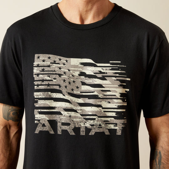 Men's Ariat Freedom Flag T-Shirt - 10065892 - FINAL SALE