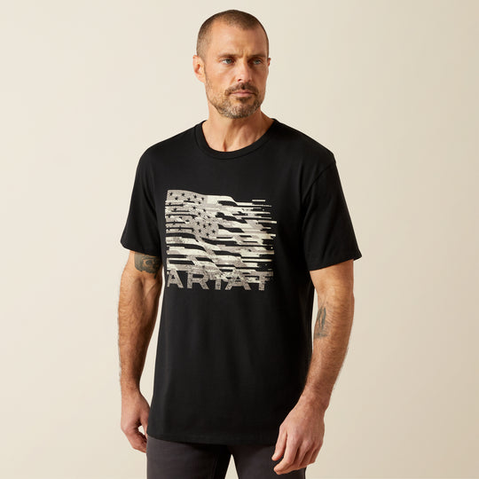 Men's Ariat Freedom Flag T-Shirt - 10065892 - FINAL SALE