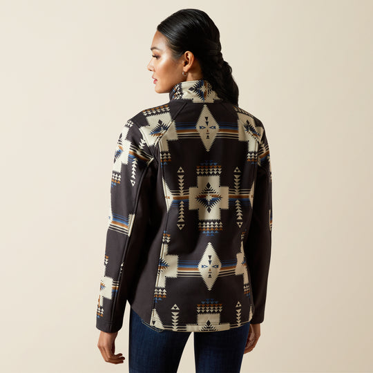 Ladies Ariat Logo Softshell Thornstone Print Jacket - 10062213