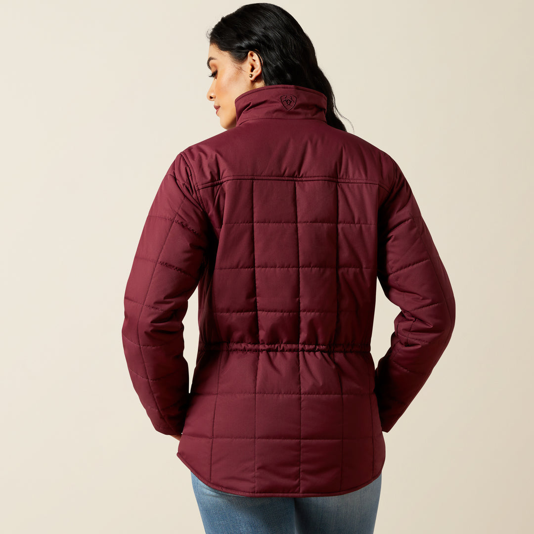 Ladies Ariat REAL Crius Insulated Windsor Wine Jacket - 10062551