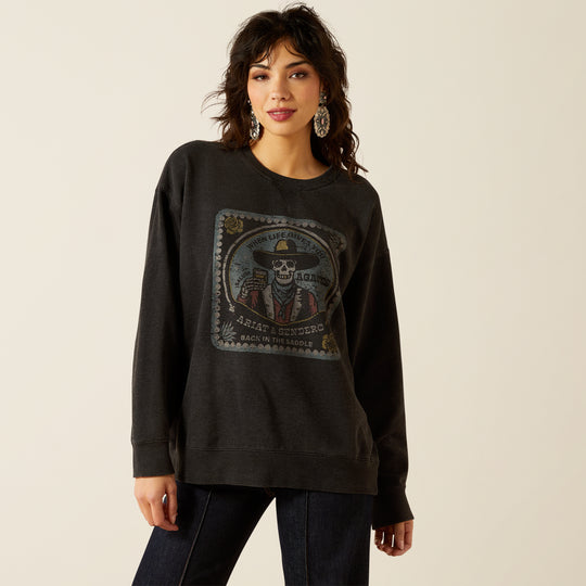 Ladies Ariat Oversize Sendero When Life Gives You Agaves Sweatshirt - 10062829