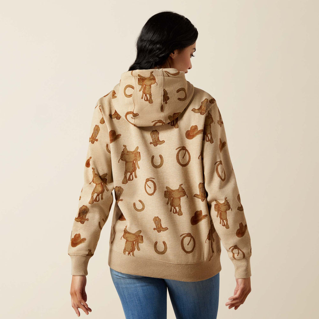Ladies Ariat Logo 2.0 Printed Hoodie - 10065823