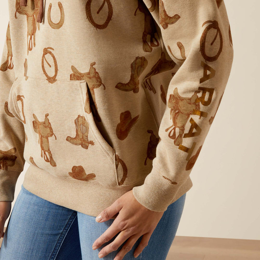 Ladies Ariat Logo 2.0 Printed Hoodie - 10065823