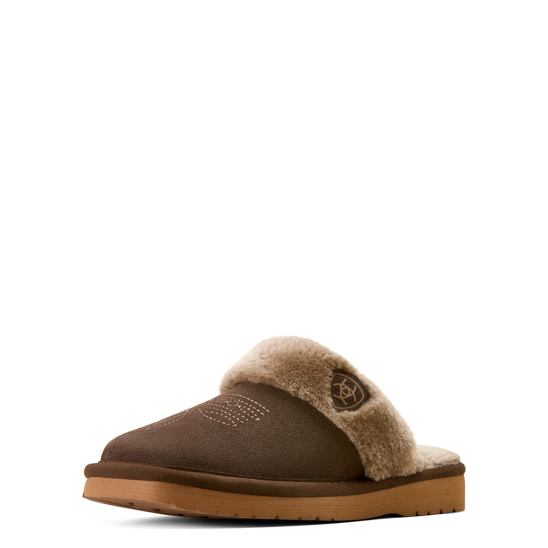 Ladies Ariat Jackie Chocolate Square Toe Slipper - 10073257