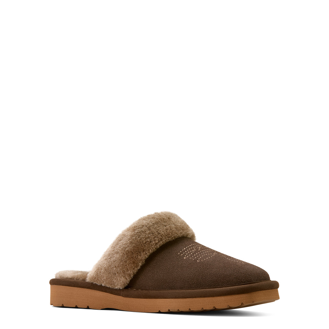 Ladies Ariat Jackie Chocolate Square Toe Slipper - 10073257